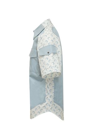 Light blue cotton shirt MARINE SERRE | MSI074ARWOV0058WH12
